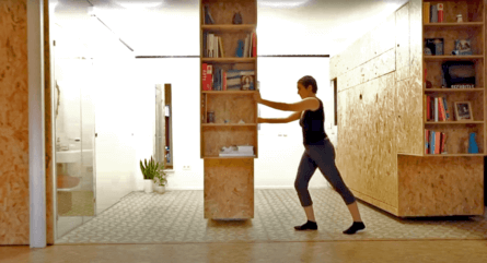 HepcoMotion - 案例分析：海普克(HEPCO)直线运动产品应用于小型套房中。