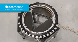 HepcoMotion - 配套倍福公司的XTS圆弧电机系统使用的，HEPCO公司的GFX圆弧导轨系统