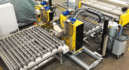 HepcoMotion - HDS2滚轮导轨应用-玻璃焊接