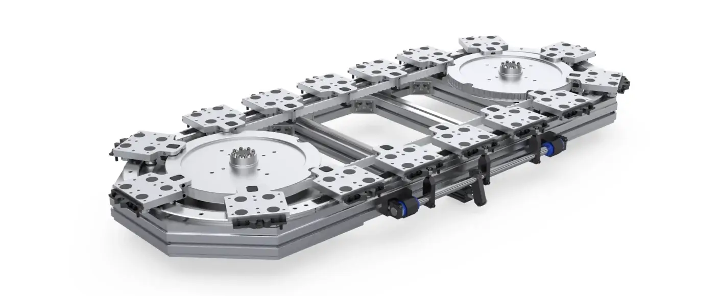 DTS+ 高性能的驱动式轨道系统 椭圆侧视图