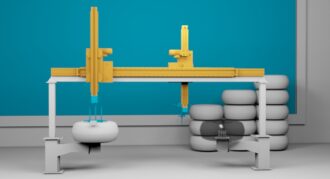 HepcoMotion - 航空航天轮子组装