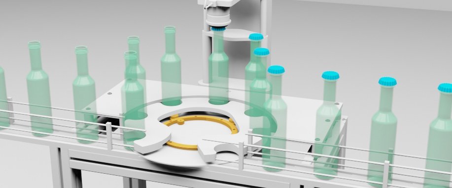 HepcoMotion - 瓶子分度