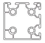 HepcoMotion - 80 x 80 – 4NS