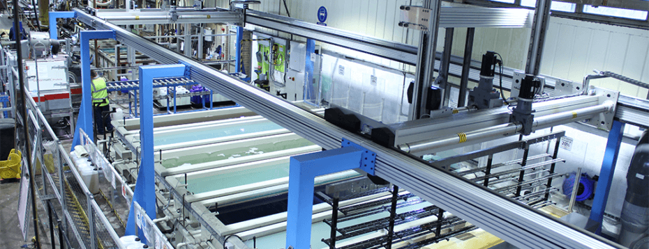 HepcoMotion - 低维护台架系统提高了多工位化学精加工浸渍设备的一致性和质量