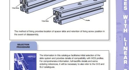 HepcoMotion - Profiles with Linear Guides