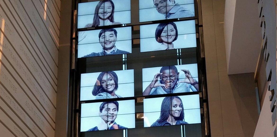 HepcoMotion - 三星创新中心的可移动屏幕