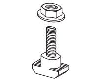 HepcoMotion - 三通螺栓和法兰螺母