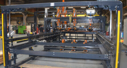 HepcoMotion - 在卡板生产的肮脏环境中的应用