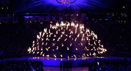 HepcoMotion - 2012年伦敦奥运会圣火中的应用