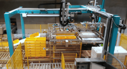 HepcoMotion - 渔船集装箱堆垛应用