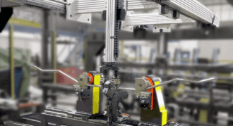 HepcoMotion - 独轮推车车架弯曲应用| HGS龙门架系统