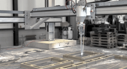 HepcoMotion - 3D打印混凝土住宅  HGS龙门系统